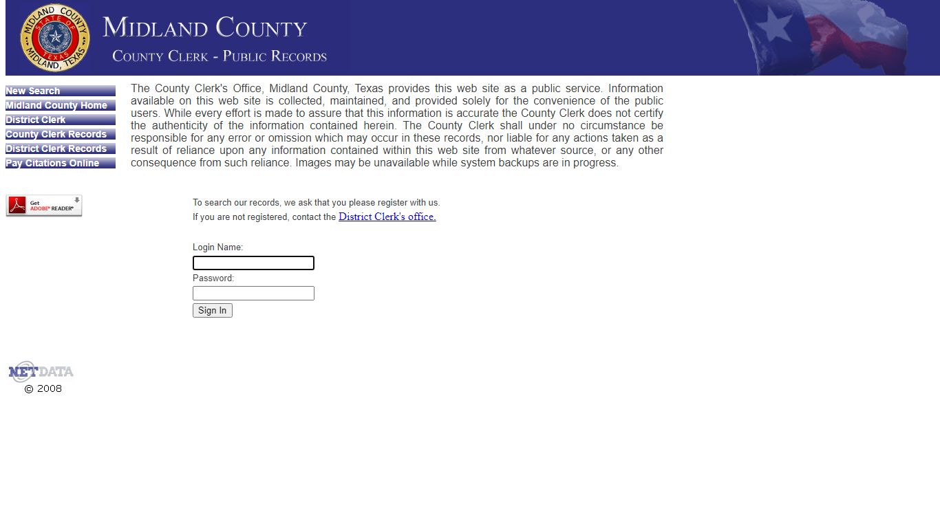 Midland County Clerk - Public Records